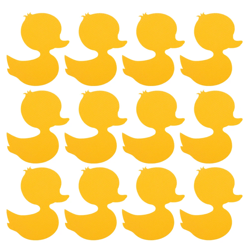 20 Pcs Decal Stickers Duck Anti-slip Bathtub Decals Adhesive Ducks for Shower Floor Non Little Yellow Strips Child