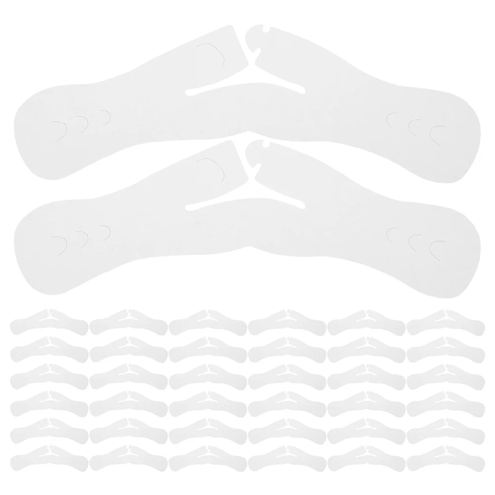 

100pcs Dry Cleaning Shoulder Pads High Density Reusable Suit Hanger Support Prevents Deformation For Cotton Wool Synthetic