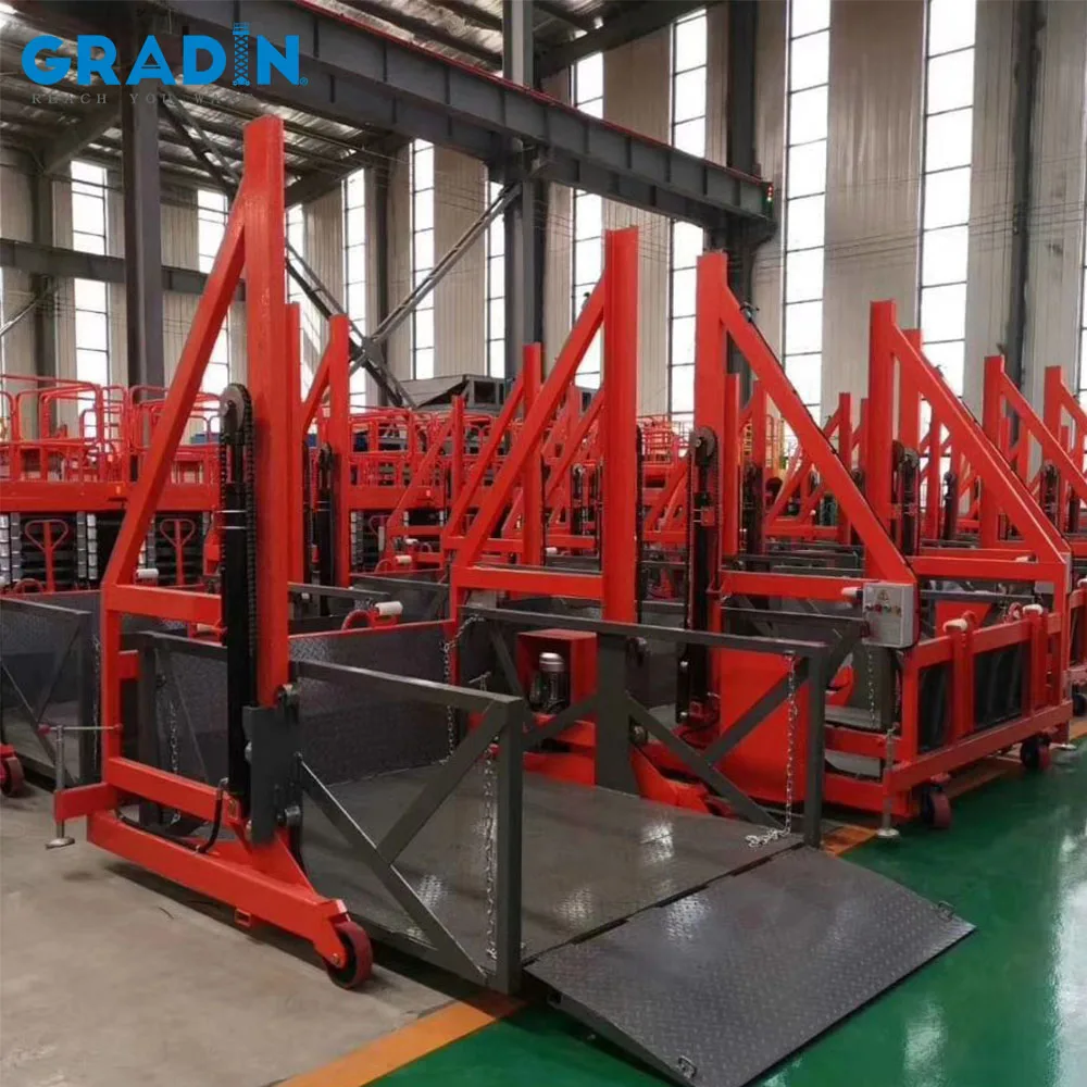 Mobile Loading and Unloading Truck Lift Vertical Loading and Unloading Adjustment Height 2 Tons 3 Tons Loading Lifting Platform