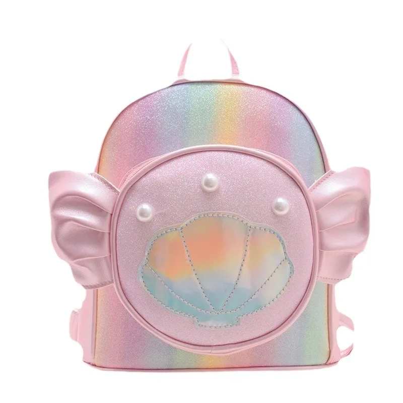 

2025 New Three Dimensional Wings Girl Heart Children's Bag Cute Girl's Bag Elegant Princess Travel Children's Backpack
