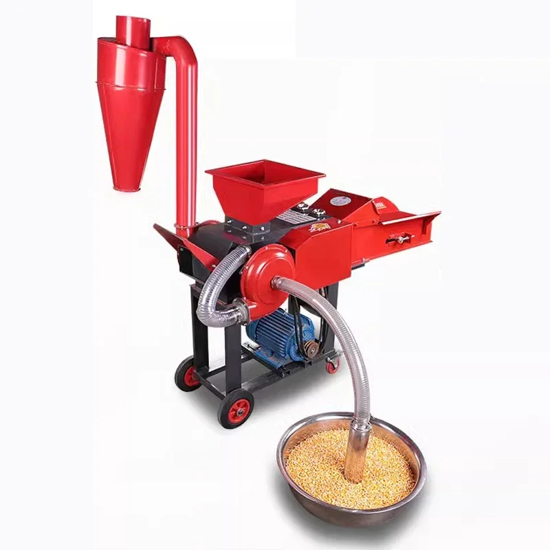 Cutting machine for household cattle and sheep breeding new type cutting and kneading machine dry and wet straw corn crusher gra