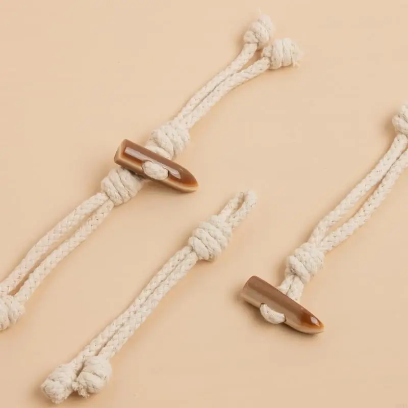 831A Elegant Horn Button for Chinese Traditional Clothing Handcraft Accessories