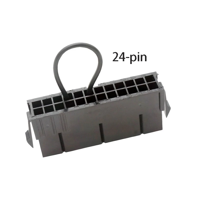 24pin ATX Power On Off Switch Jumper Bridge PSU Test Connector Not Connect for PC Motherboard Start Connector Power Box Adapter