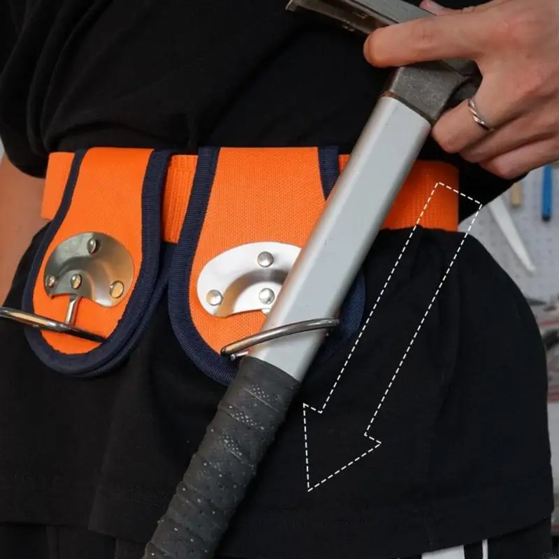 Hammer Holder for Tool Belt Enhances Workspaces Organization and Tool Accessibility Hammer Loop Hammer Hanger Hook C7AC