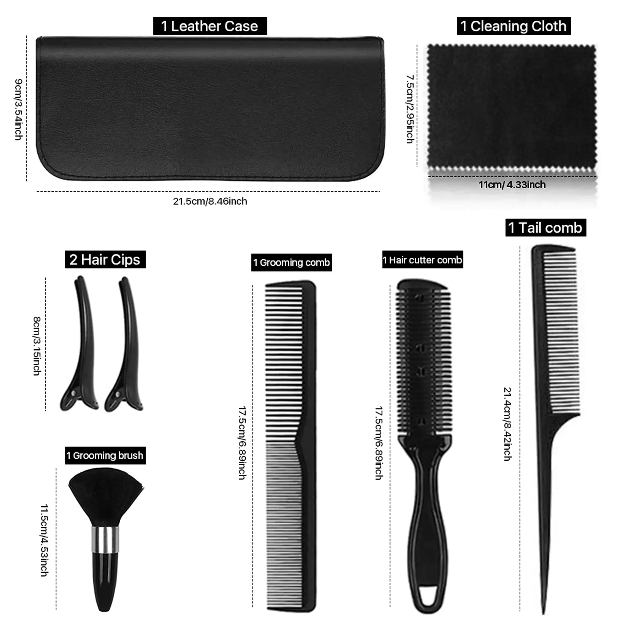 10 PCS Hair Cutting Scissors Kit Professional Hairdressing Tools For Women Men Precision Trimming Salon Home Daily Hair Grooming