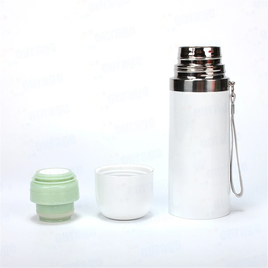 100pcs/Lot Sublimation Straight Mug Cup Lid 17oz/500ml 12oz/350ml Bottle Travel 18/8 Stainless Steel Insulated Vacuum 2-Wall