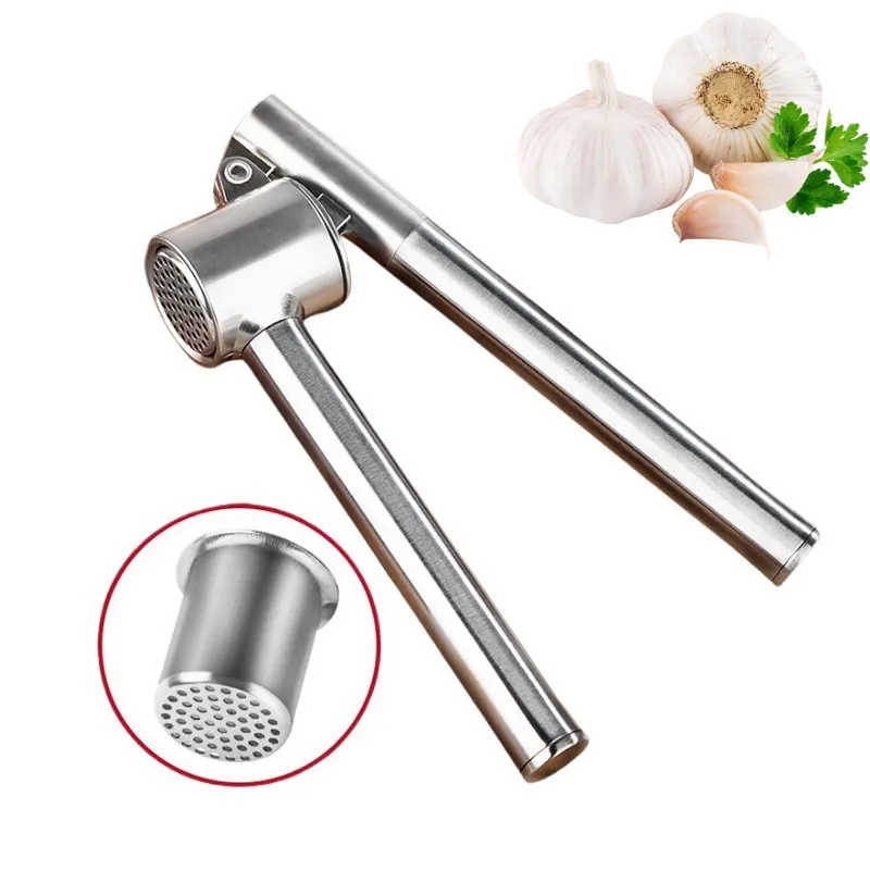 Stainless Multifunctional Steel Kitchen Garlic Clip Ginger -pressed tool Portable Removable Easy Cleaning Kitchen Tools