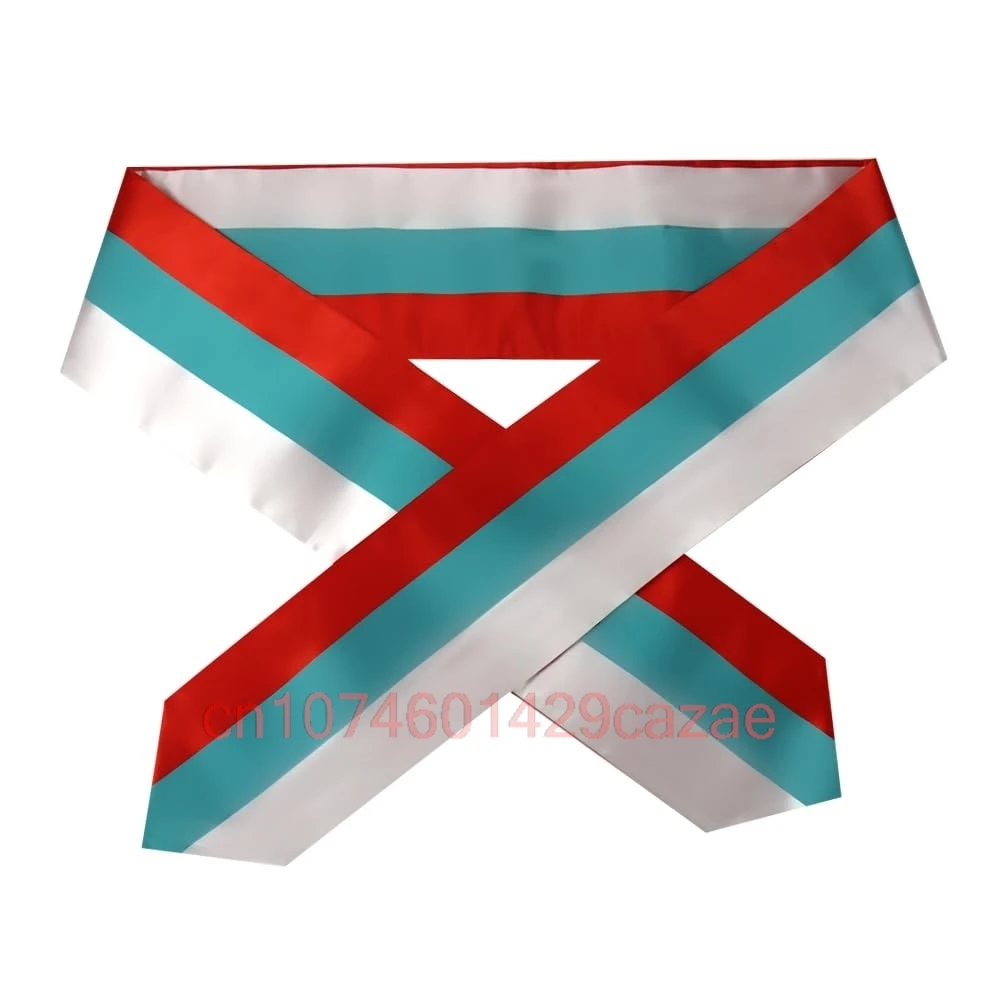 Bulgaria Flag 180*15CM Graduation Sash Stole Scarf Double Sided for Study Aboard International Class Of 2024