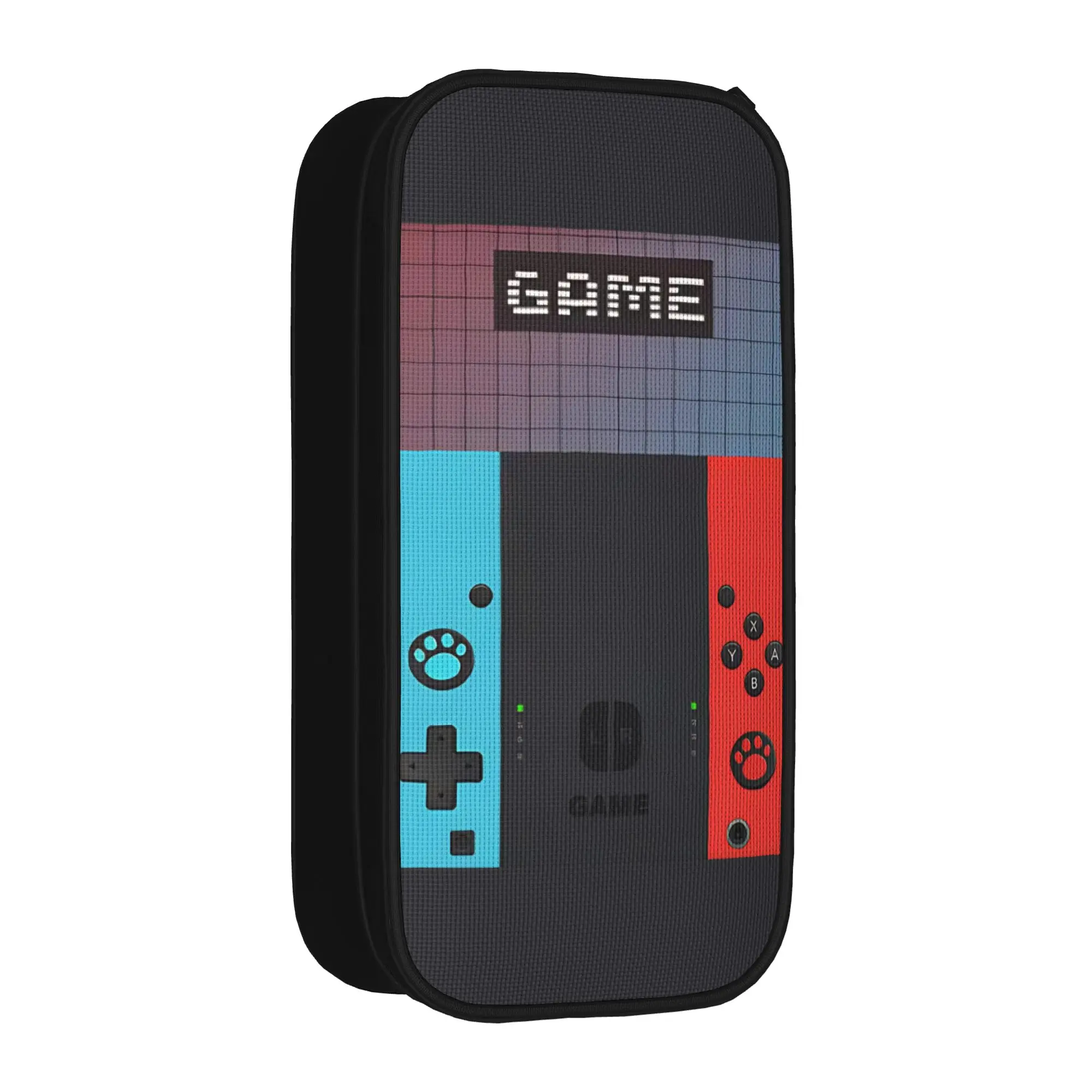 Classic Games Console Handheld Gamer Pencil Case Controller Pencilcases Pen Student Large Storage Bag School Zipper Stationery