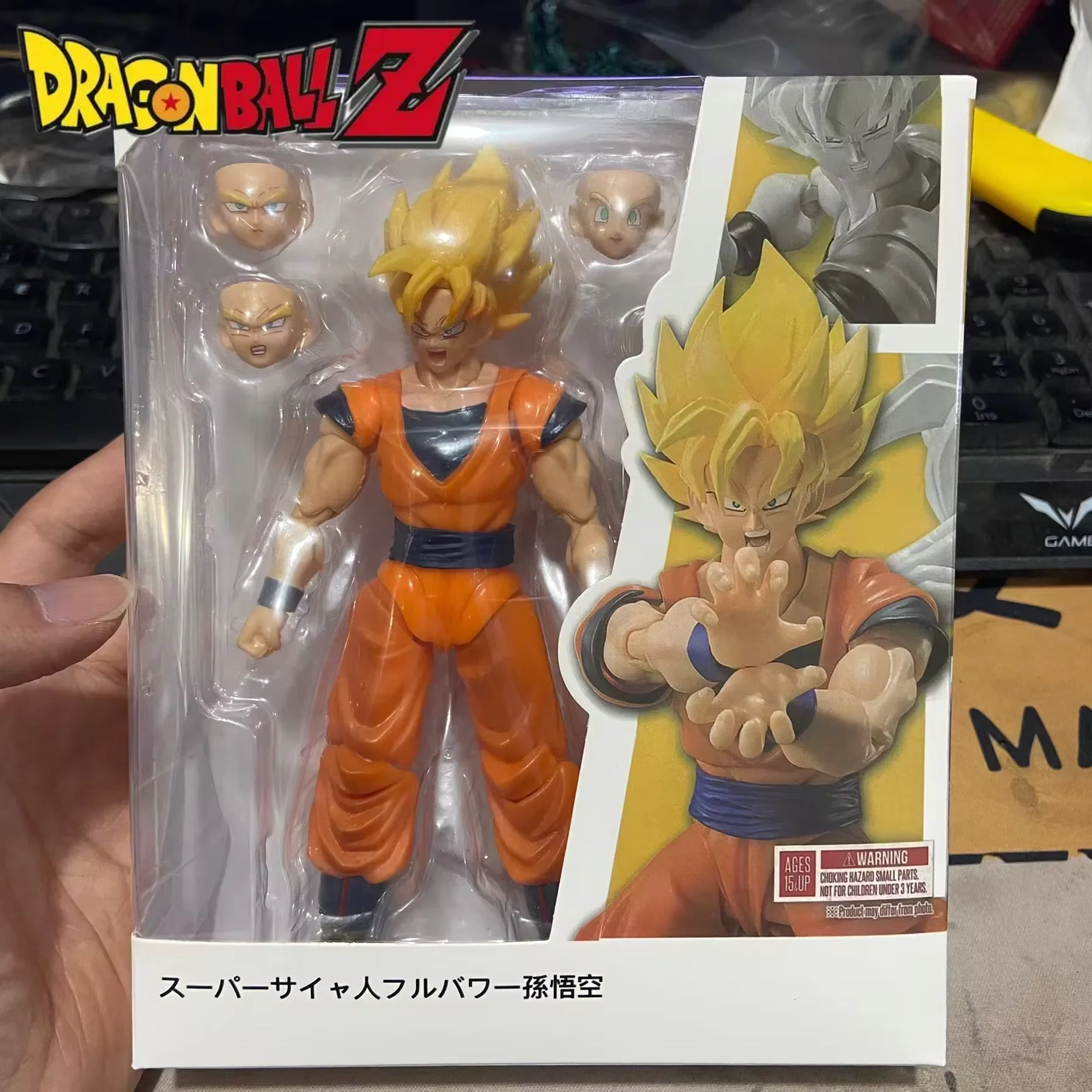 

Фигурка S.H.Figuarts Dragon Ball Z Super Saiyan Son Goku - Коллекционная модель аниме полной мощности, игрушка для фанатов, рождественские подарки