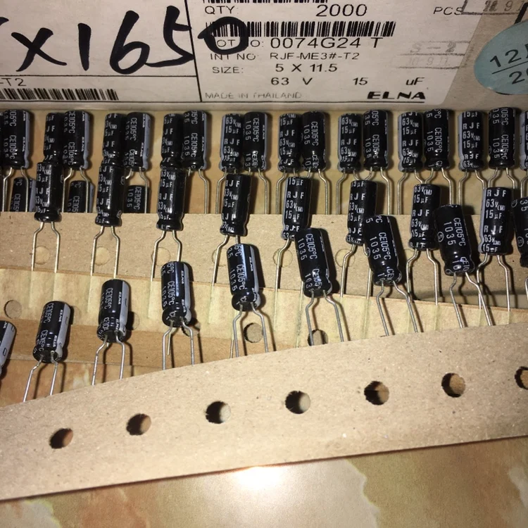 30pcs/lot Original ELNA RJF series high frequency long life audio fever aluminum electrolytic capacitors free shipping