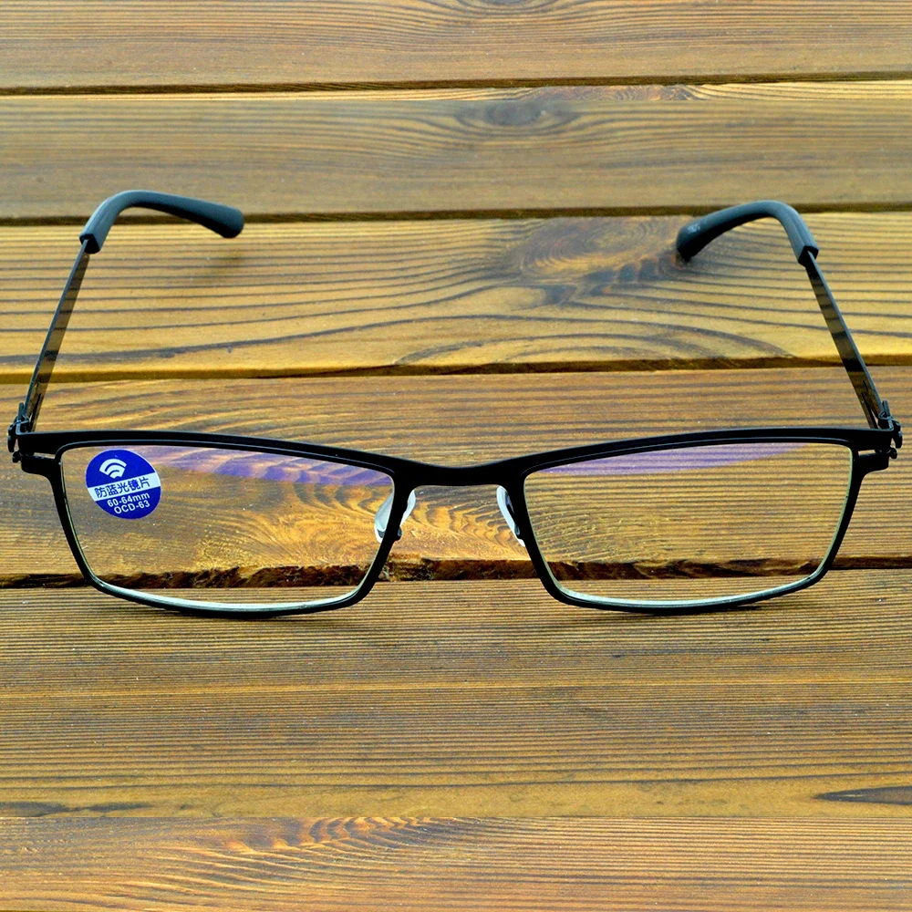 Titanium Alloy No Screws and Solder Joints Fashion Reading Glasses +0.75 +1 +1.25 +1.5 +1.75 +2 +2.5 +2.75 to +4 Include PU CASE