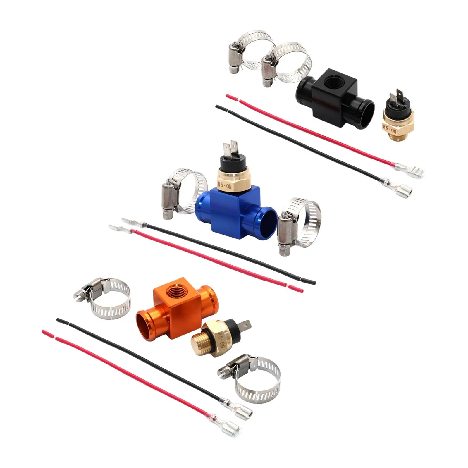 مروحة ترموستات درجة الحرارة التبديل دراجة نارية مروحة التبريد الكهربائية ترموستات أطقم #1