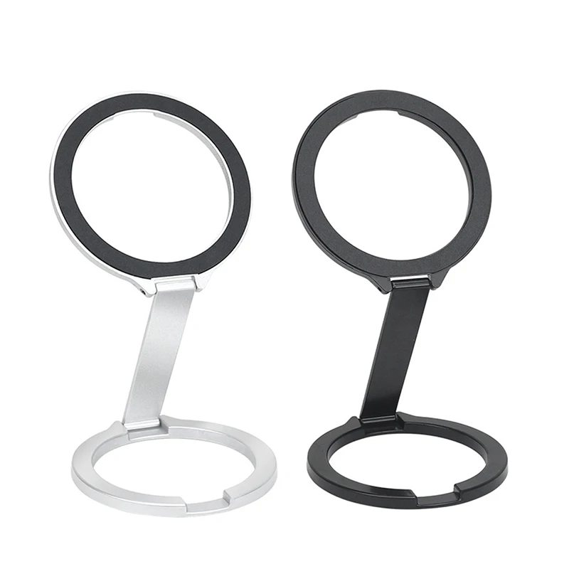 

Для мобильного телефона MagSafe, кольцо на палец, портативный двухсторонний магнитный держатель для телефона, сильная магнитная подставка для IPhone 16, 15, 14, 13