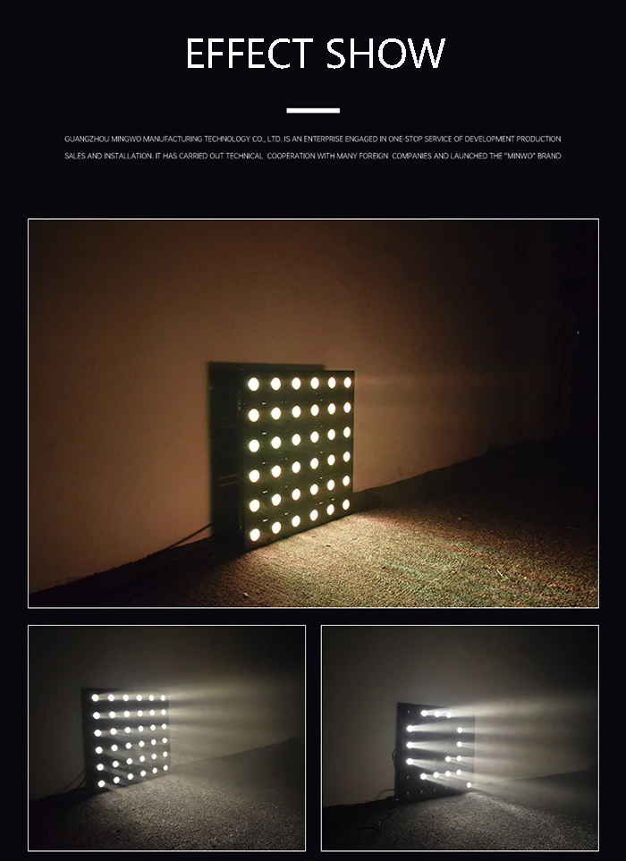 RGBW 3in1 LED Pixel Matrix Lichter 5*5LED Bildschirm Matrix Licht DMX512 Blinder Matrix Licht Für Flut DJ disco Party Bühne – Detail 5