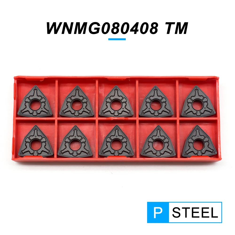 

WNMG080408 TM PC4125 Carbide Inserts External Turning Tool Tungsten Carbide Blade WNMG 080408 CNC Lathe Cutter Tools For Steel