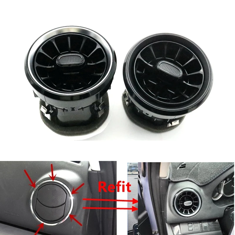 For Mazda 6 GH Car Front Dashboard Center A/C Air Conditioner Vent Outlet For Ford Mondeo F150 For BYD G3 For JAC M3