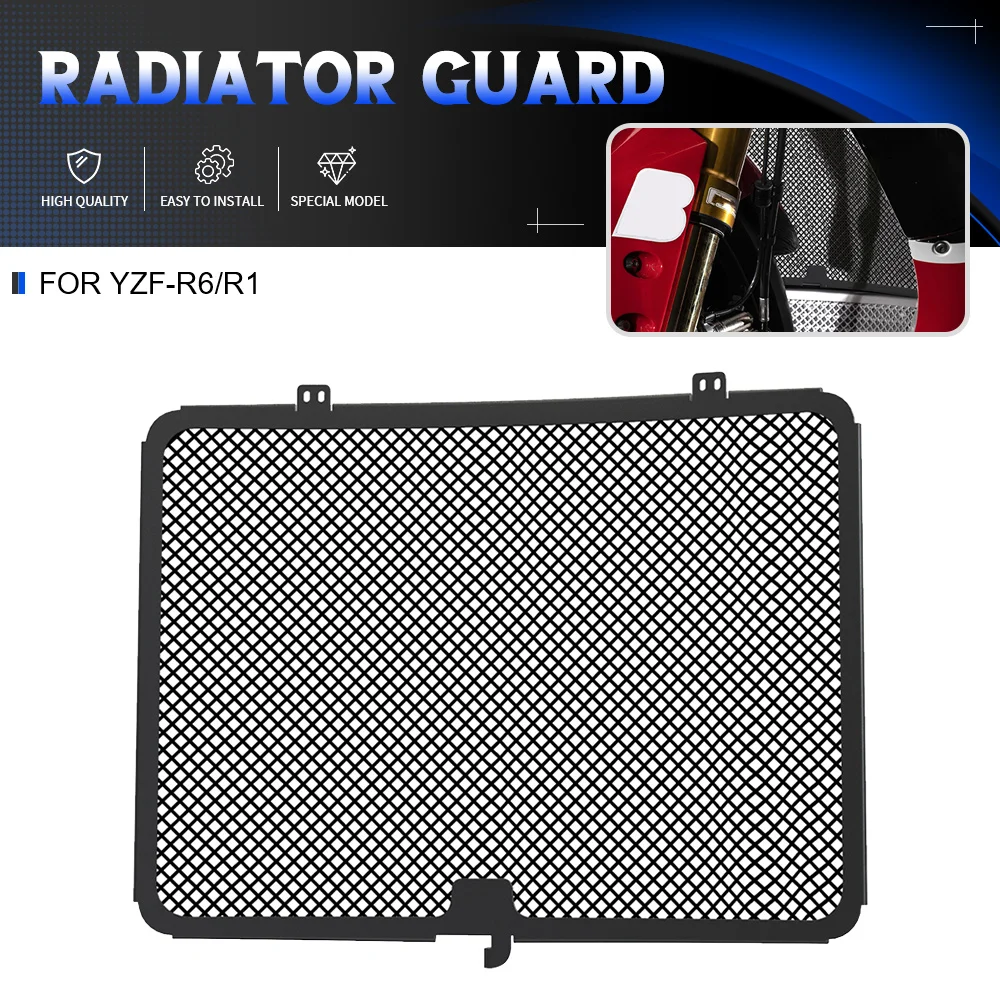 

Motorcycle Radiator Guard Grille Cover Protection YZF R1 2007-2008 Accessories For Yamaha YZF-R6 YZFR6 2006-2013-2014-2015-2016