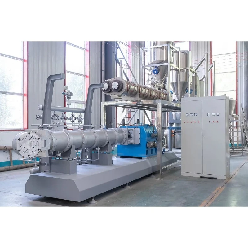 Customized 5 Ton Per Hour Floating or Sinking Fish Feed Making Machine Double Screw Extruder Aquatic Feed Production Line