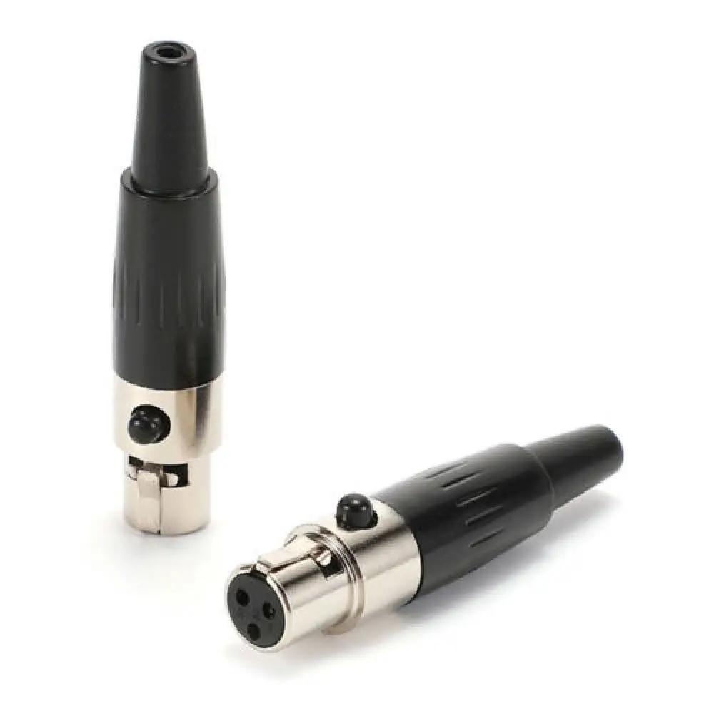 1PCS 3 4 5 PIN Mini XLR Female Aviation Connector for Microphone Audio Video Connect Mini Canon Nonglong Plug
