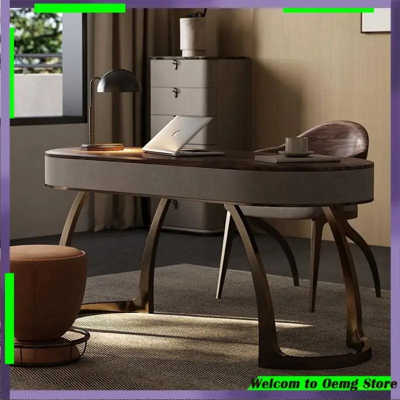 Luxury Corner Office Desk Standing Modern Design European Style Escritorios De Ordenador Perfect Home Office Setup Furniture