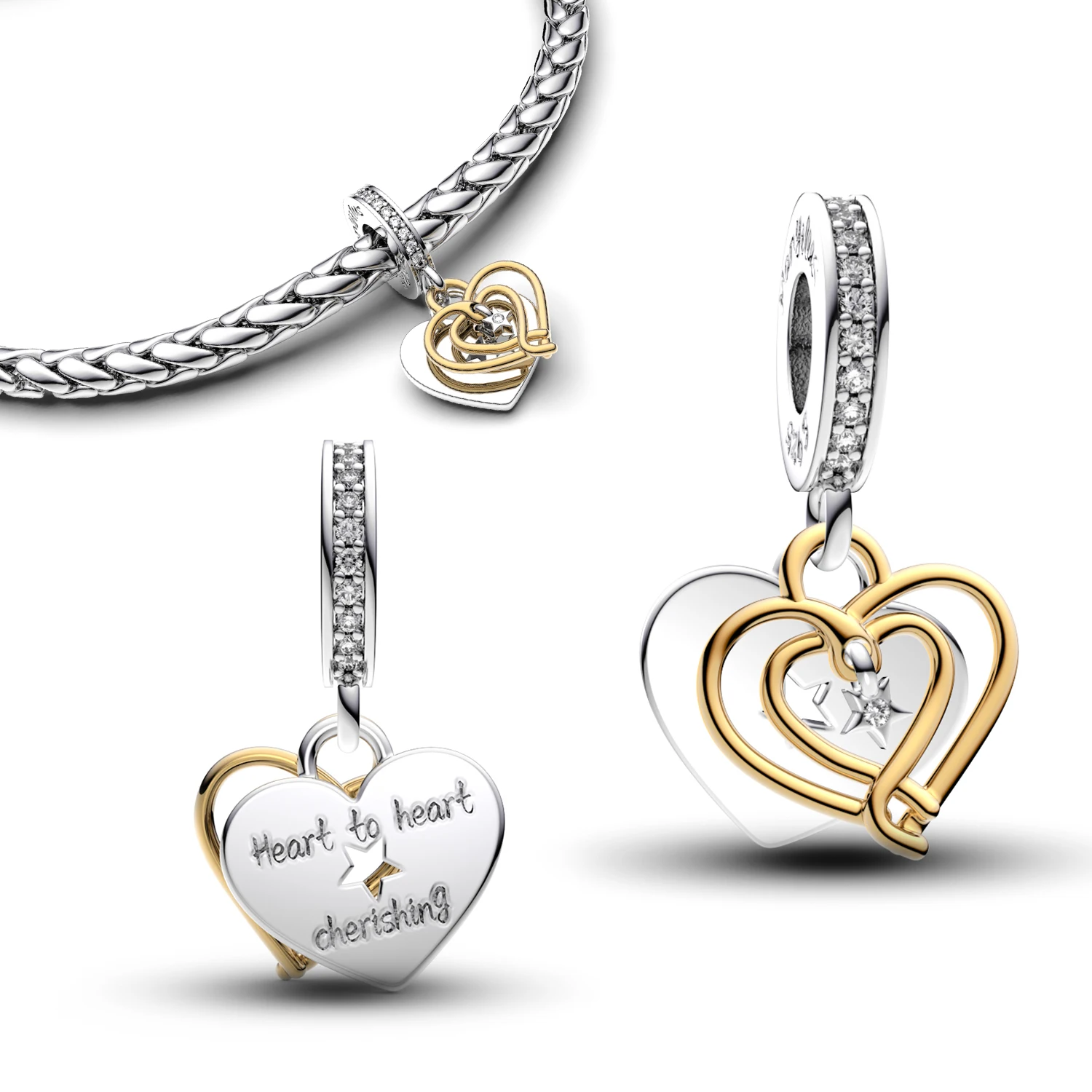 

High Quality Fine Jewelry Charms for Bracelets Bracelet Pendants Mom Gifts Woman Bracelet Accessories Jewelry Pendant 925 Silver