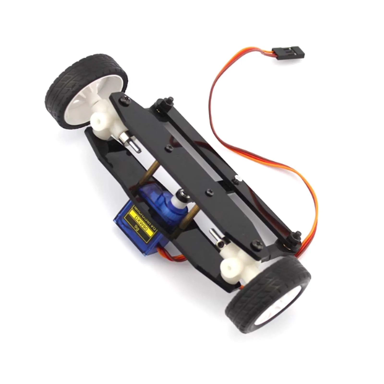 Steering Front Axle ZX2 Servo Model Small Car Models Steering System Handmade Material Front Wheel Steering Assembly