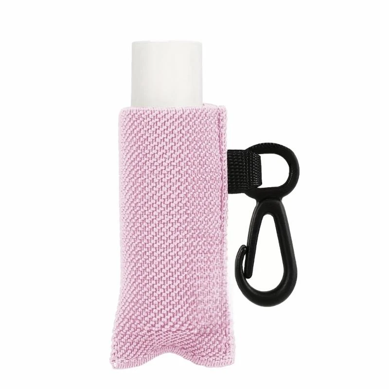 

Elastic Lipstick Keychain Lip Balm Holder Keyring Portable Clip On Makeup Storage Solution for Women