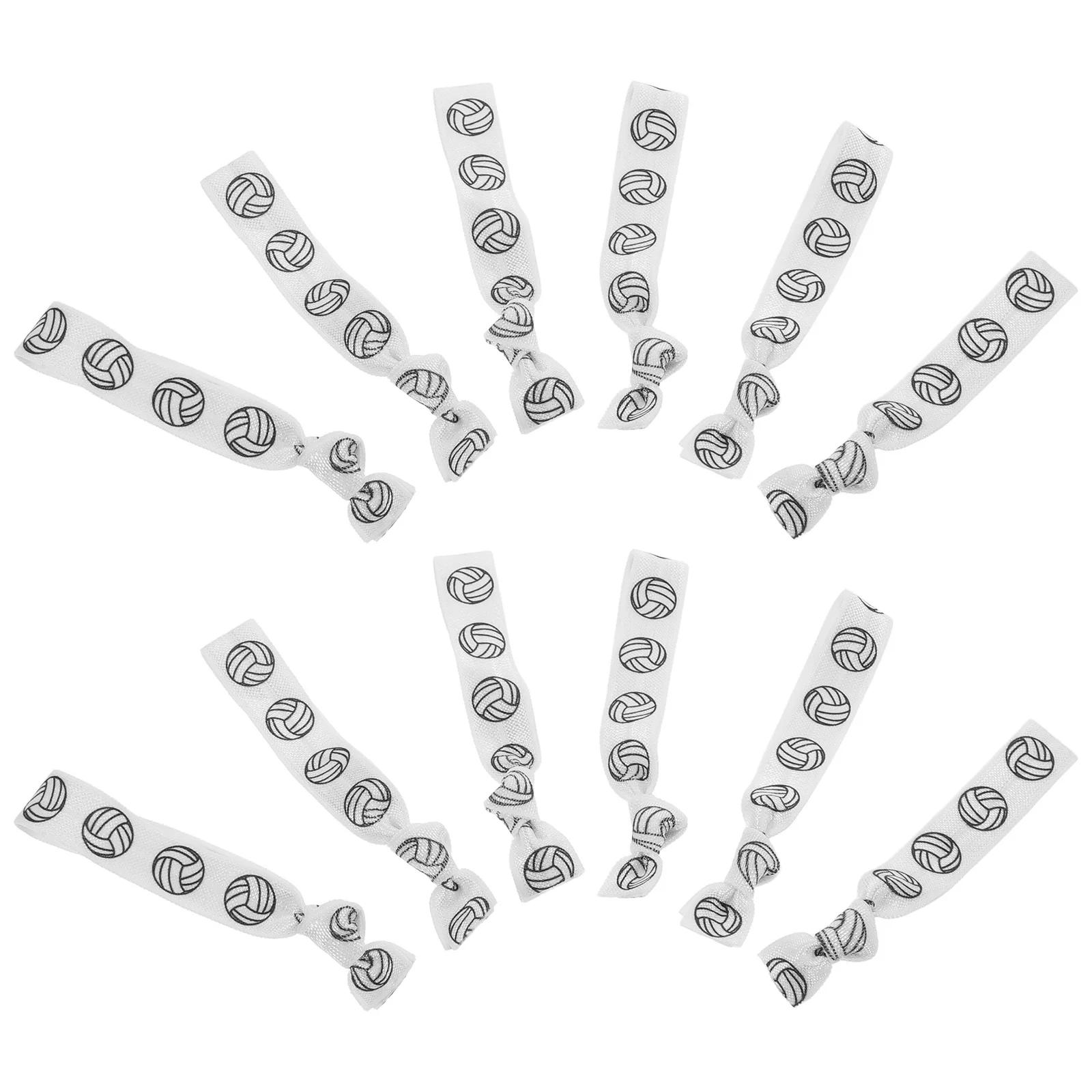 

20Pcs Volleyball Hair Ties Elastic Bands for Girls Women Quick Styling Solution Sports Accessories Elastic Rubber Bands for Hair