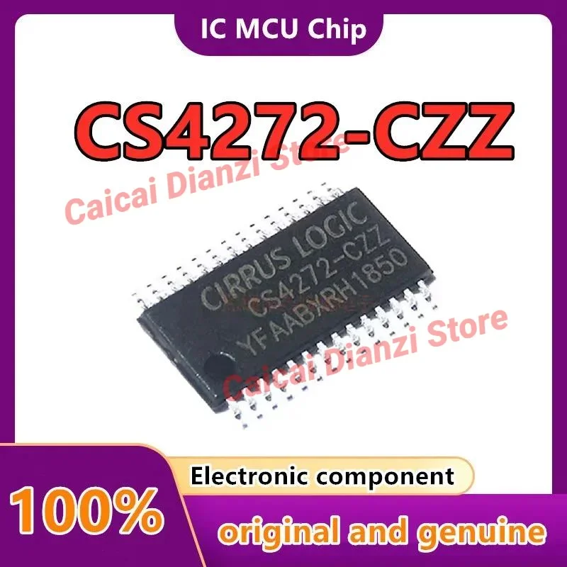

CS4272 CS4272-CZZ CS8427-CZZR CS8427-CZZ TSSOP28 Audio codec 5PCS/LOT