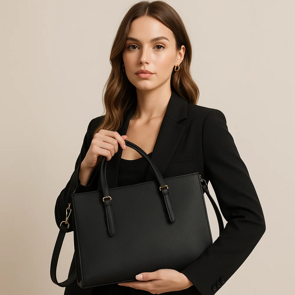 

Stylish Large Capacity Laptop Tote Bag Professional Waterproof Large Capacity Bag Women Shoulder Bag Daily Commute
