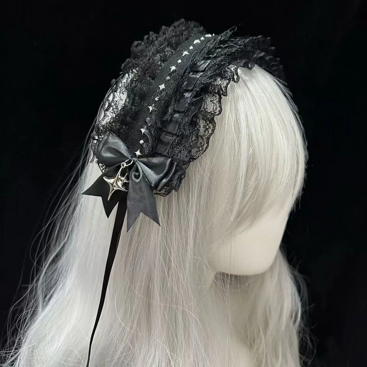 

Y2K Accessories Lolita Bow Cute Accessories Hair Bands Women's Goods Things for Hair Girls Item Hair Clips for Girls Hair Bows