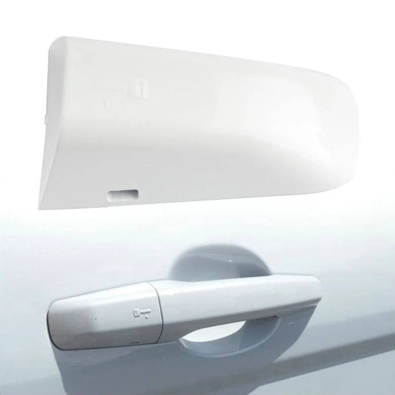 1Pc White Front Left Door Handle Cap Cover LR048299 Black Front Right Door Handle Cap Cover For Land Rover Range Rover Evoque