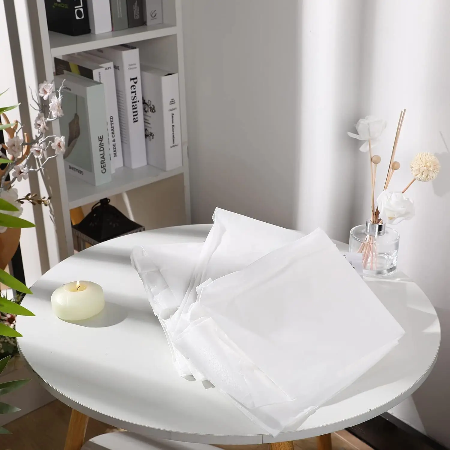100pcs/50pcs Disposable Oilproof & Waterproof Massage Table Sheets, Spa Bed Covers, Protective Sheets for Beauty Salon Skincare