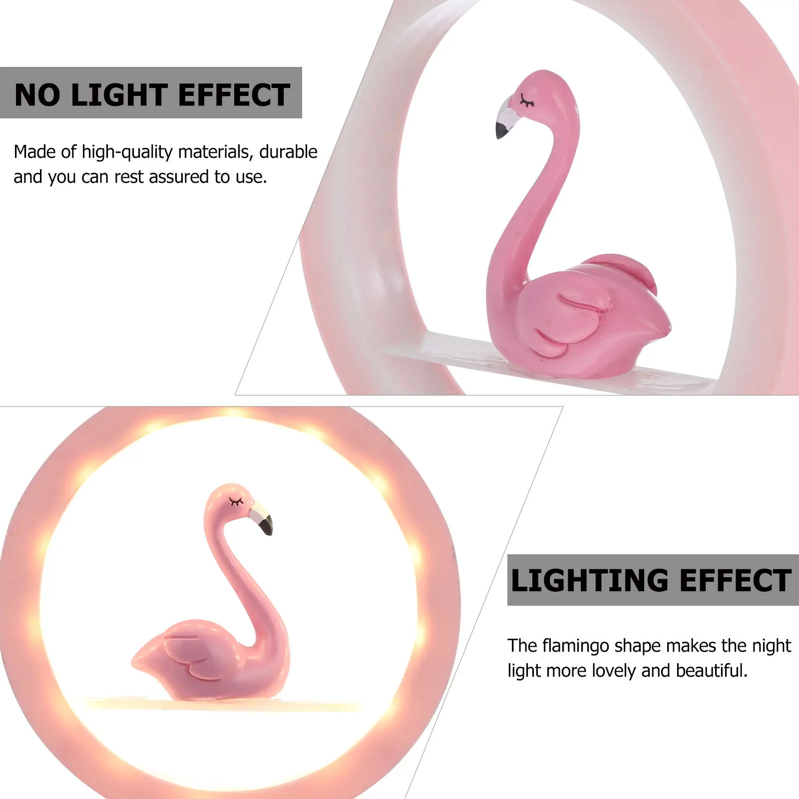 1Pcs Flamingo Adornment Night Light Music Powered Practical Light Graduation Gift for Home Flamingo Adornment