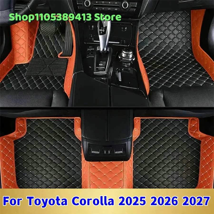 Auto Mats Carpets Leather Custom Car Floor Mats For Toyota Corolla 2025 2026 2027 2028 Car Mat