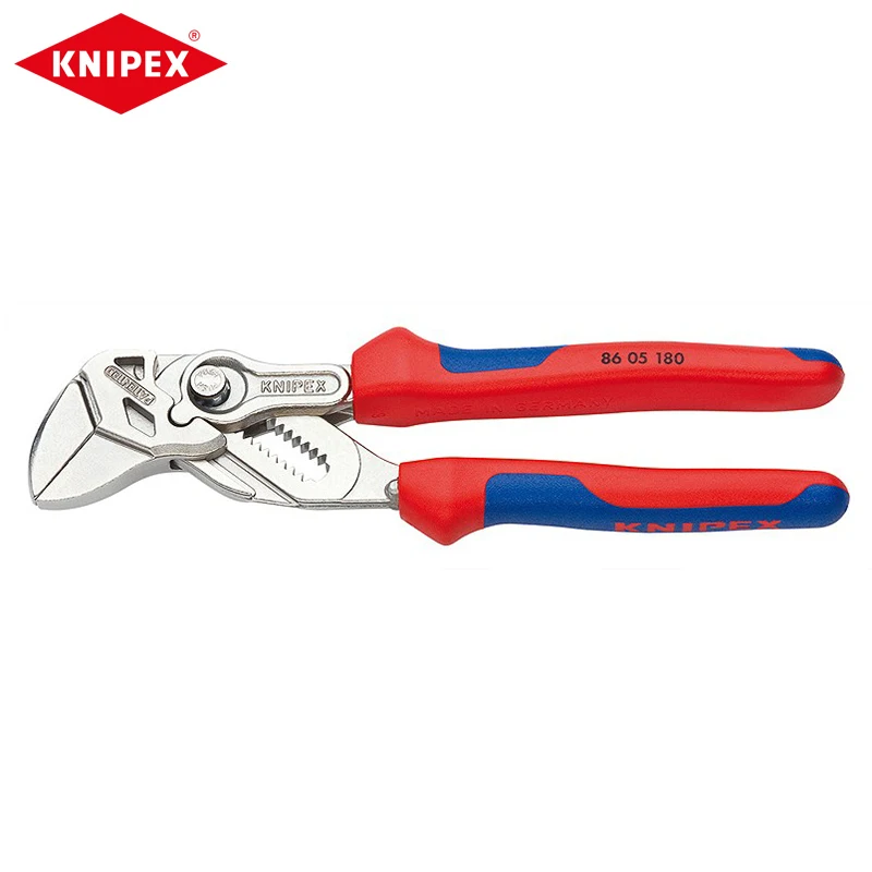 

KNIPEX Tools 86 05 180 Pliers Wrench Chrome Multi-Component 7-1/4 Inches Comfort Grip Plier