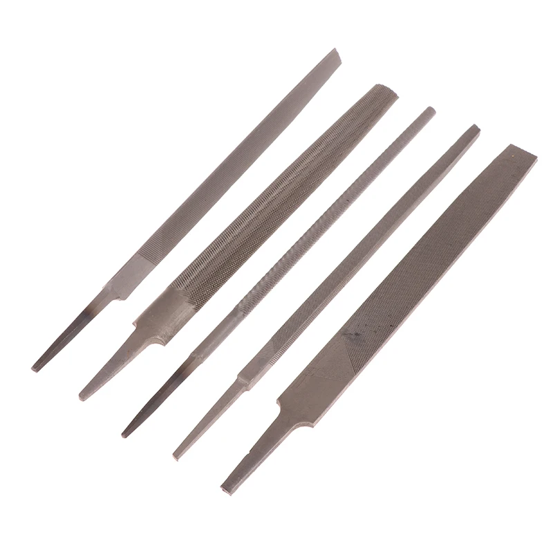 1/5Pcs For Metalworking Woodworking Steel Rasp File Flat 6 Inch Industrial Steel Files Set Flat/Round/Half Round/Triangle/Square