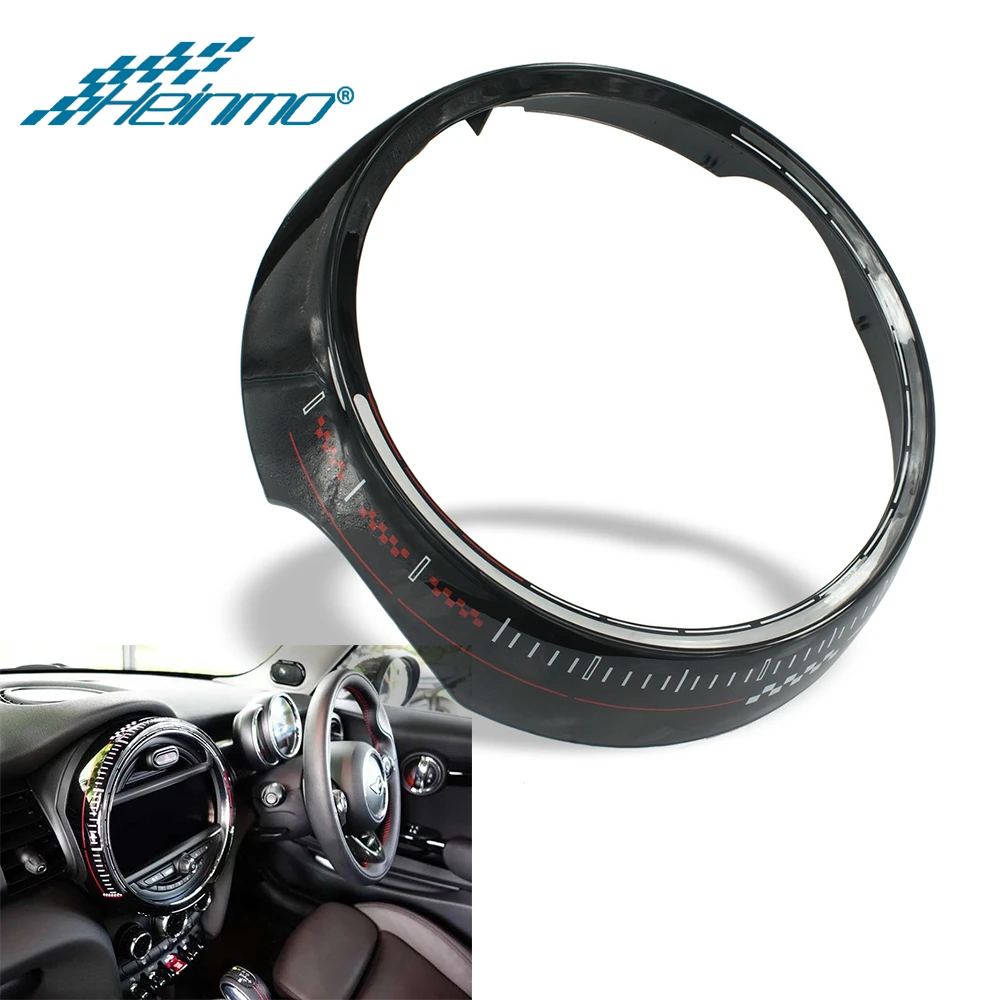 

F55 F56 FOR MINI COOPER Accessories Center Control Screen Frame Cover For MINI COOPER S JCW F56 Car Styling Sticker FOR MINI F55