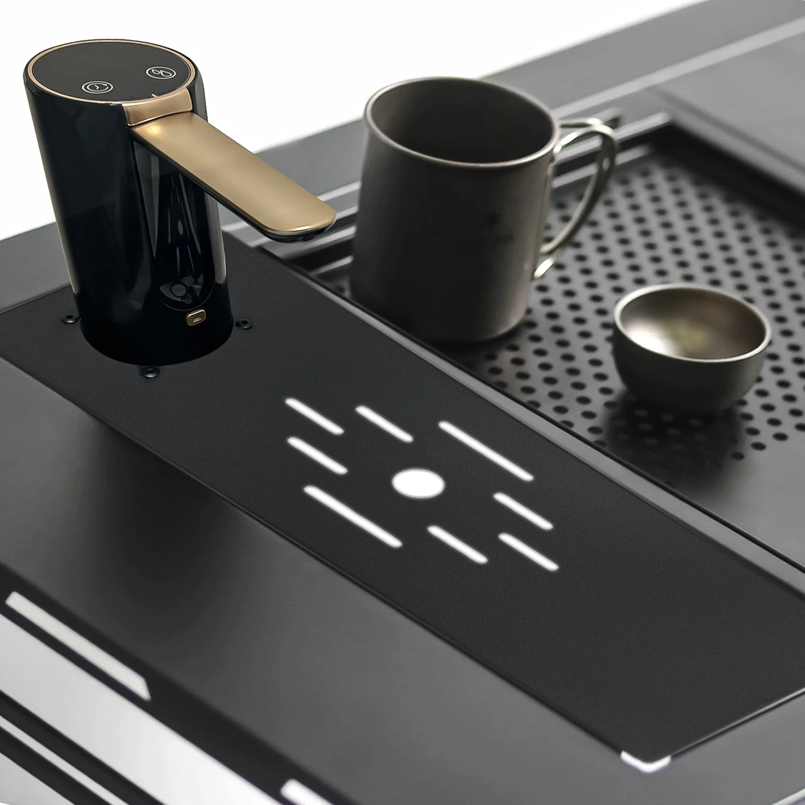 لوحة وحدة طاولة IGT مضخة مياه كهربائية 0.5/1 وحدة ملحقات طاولة التخييم الخارجية لوحة وحدة سبائك الألومنيوم #4