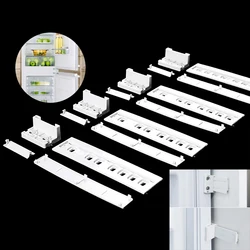 Integrated Fridge Door Plastic Mounting Bracket Fixing Slide Kit For Freezer Refrigerator Door Shelf Rail For Refrigerator