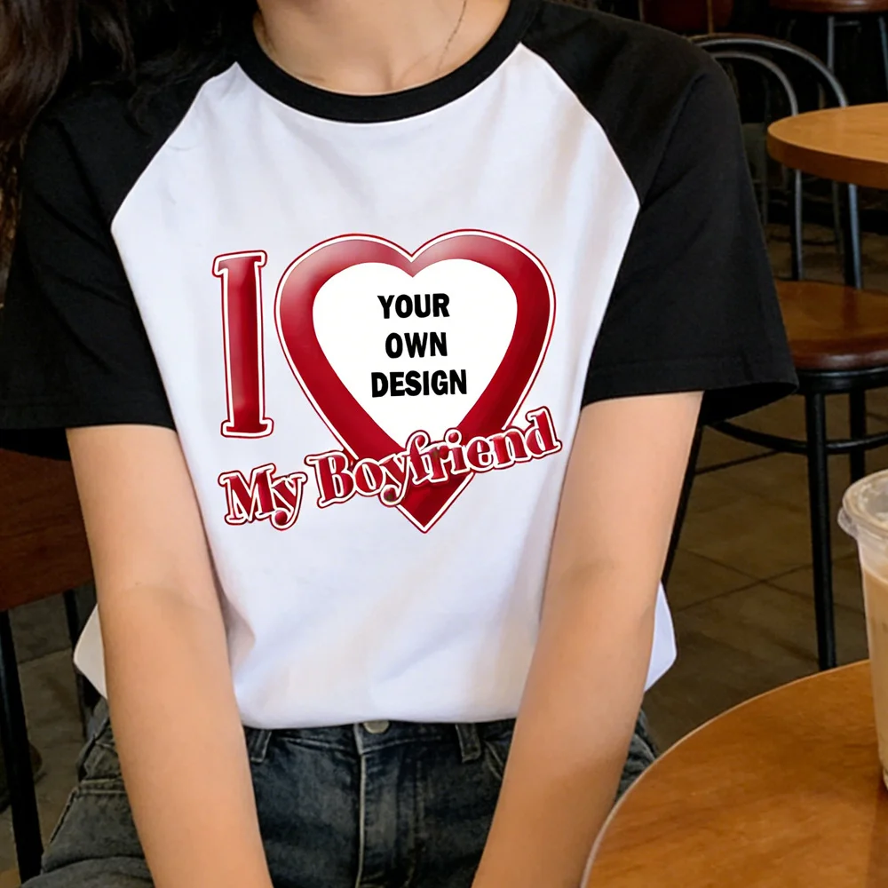 i Love My Boyfriend shirt teen hip hop Digital anime harajuku  women Pastel t-shirt University hip hop Vintage Digital