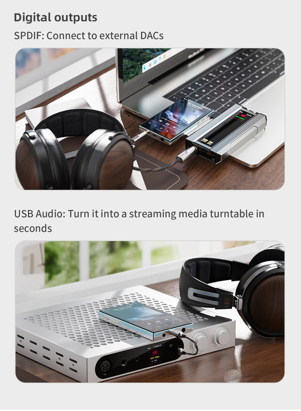 FiiO JM21(3+32GB) Android 13 Hi-Res Music Player MP3 with Snapdragon 680, Bluetooth WiFi USB DAC 12.5H Playtime
