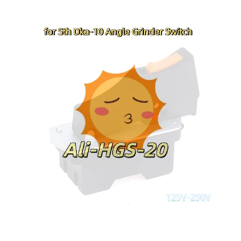 

Выключатель для угловой шлифовальной машины SR-095/DKA-10, универсальная замена 125В-250В для электроинструментов, аксессуар