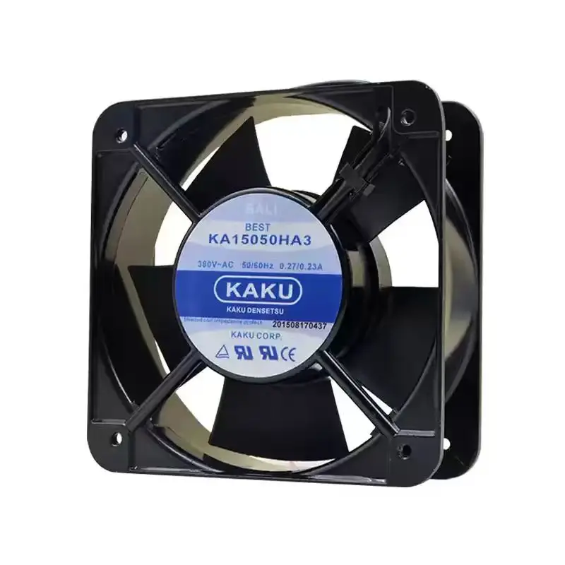 ventilateur-axial-industriel-ac-380v-15050-150mm-a-chassis-metallique-en-aluminium-pour-armoire-d'onduleur-modele-kaku-ka15050ha3