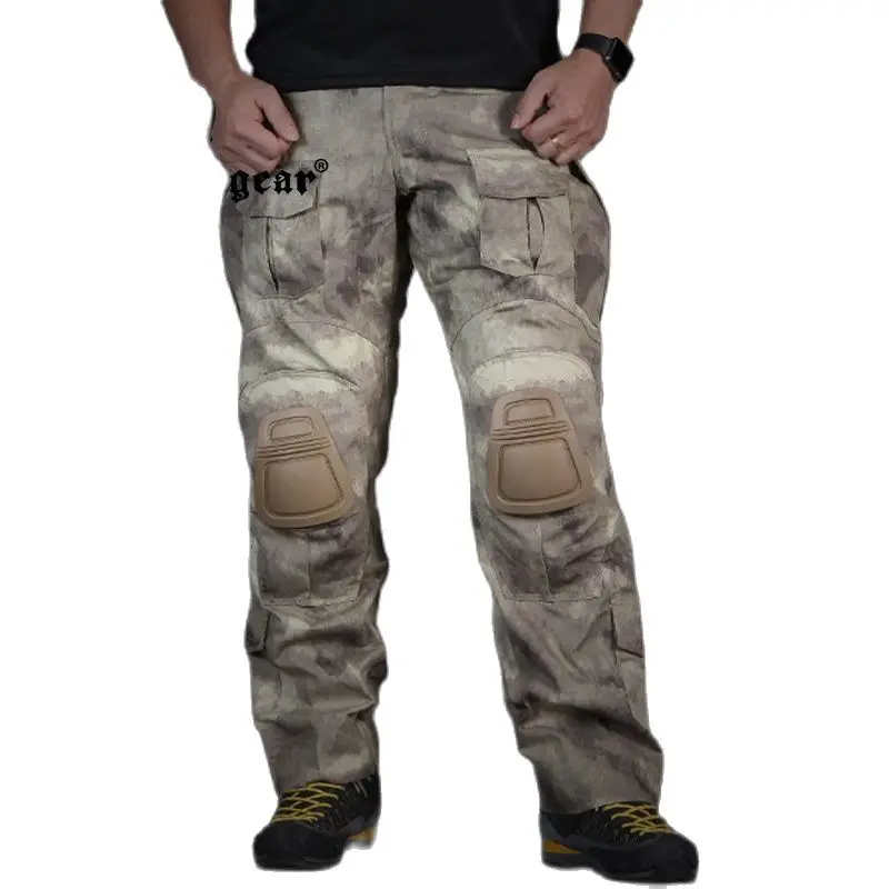 Imagem -05 - Emersongear g3 Calças Táticas com Joelheiras Combate Camuflagem Calças Masculinas Dever Carga ao ar Livre Floresta Calça