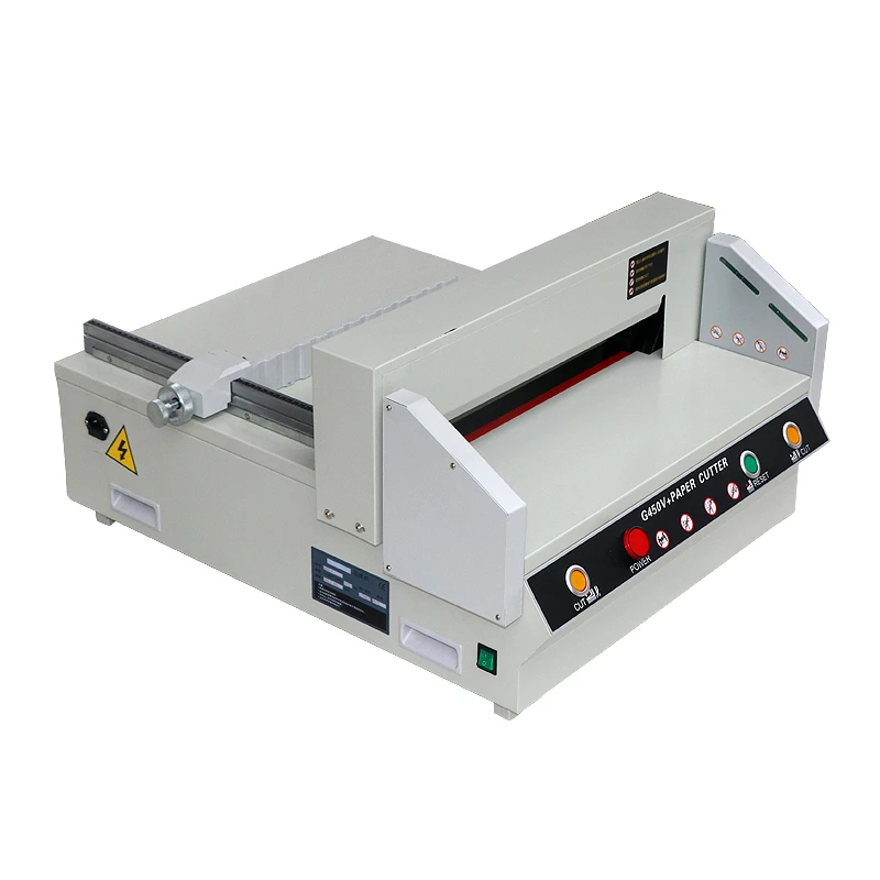 

Upgrade TG450V+ Electric Desktop Paper Cutter A3 Format Cutting 70G With Photoelectric