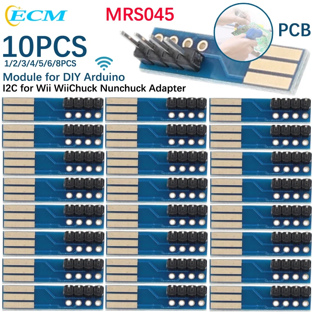 1-10 pz I2C per Wii WiiChuck Nunchuck adattatore adattatore scheda di espansione Shield Module I2C per Wii Shield Module per fai da te Arduino