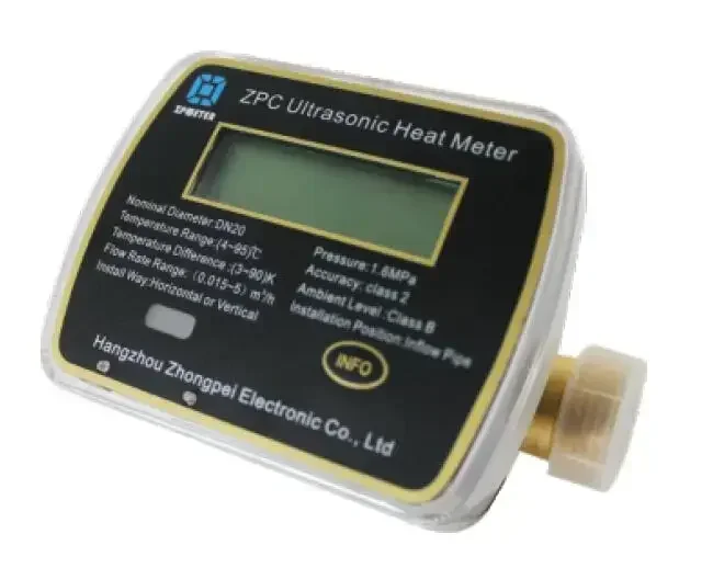 Ultrasonic Heat meter with M-BUS/ RS-485/ Pulse output/ LoRaWAN Interface