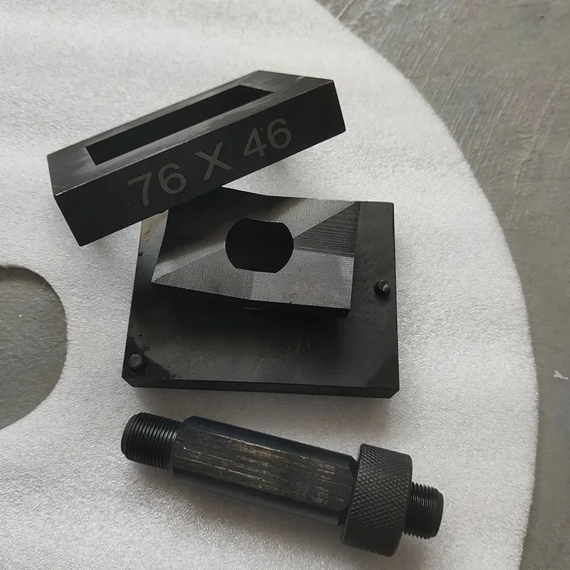 Morre Hidráulica do Perfurador Molde Retangular Furo Quadrado Aço Inoxidável Perfuração Manual Syk8 15 55×55 mm